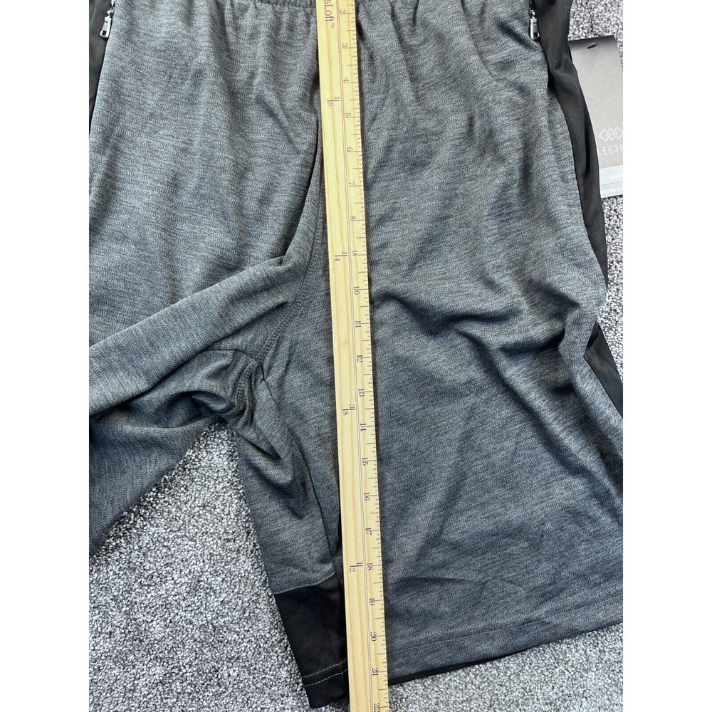 Legend Shorts Mens M Performance Active Fit Elastic Smoke Heather Waist Gray NWT - Picture 10 of 12